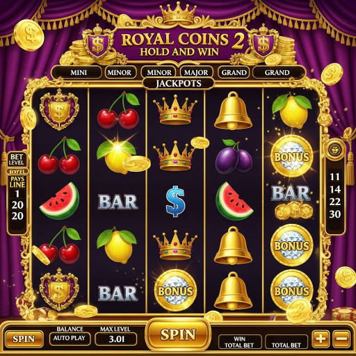 Royal Coins 2: Hold and Win Krupier i gracze grający w ruletkę w kasynie